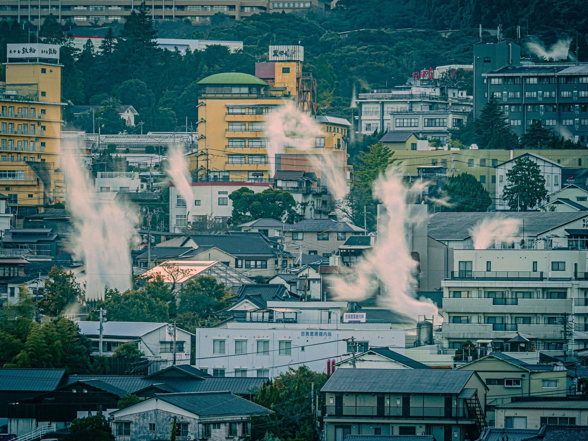 ville de Beppu au Japon