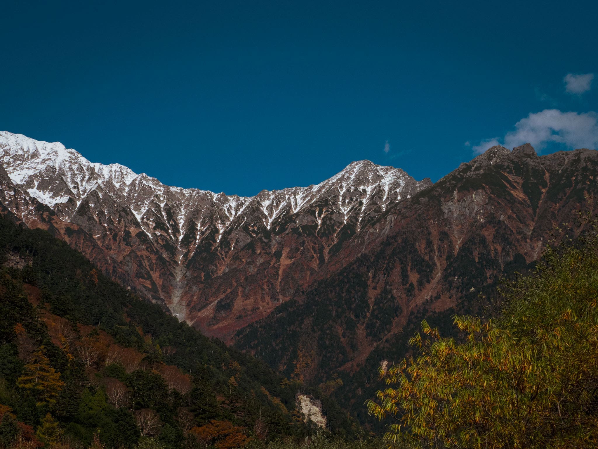 neiges éternelles des alpes japonaises