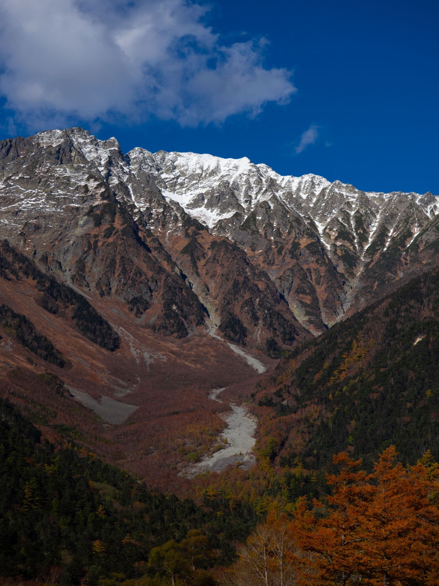 neiges éternelles des alpes japonaises