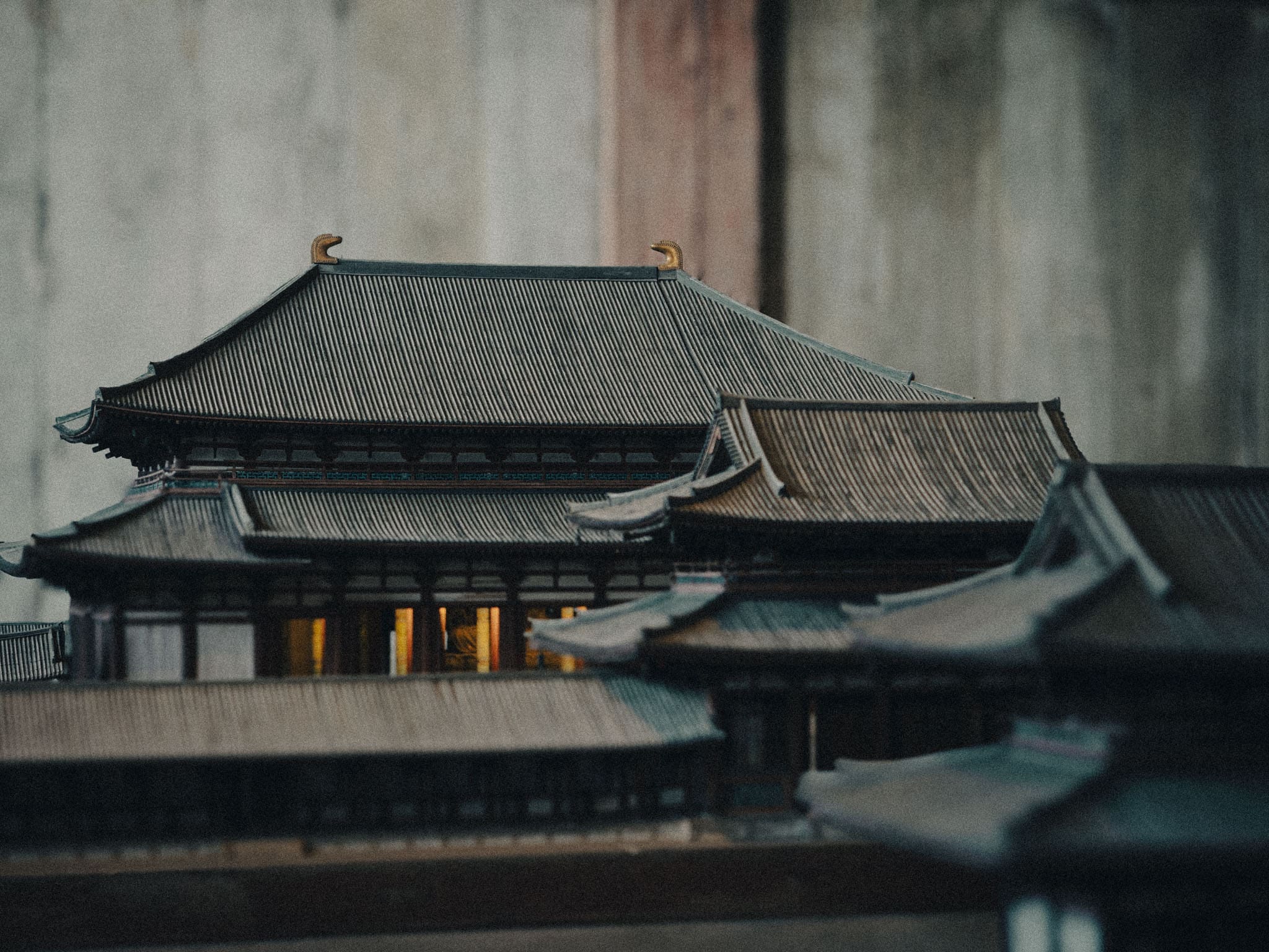 maquette d'un temple japonais