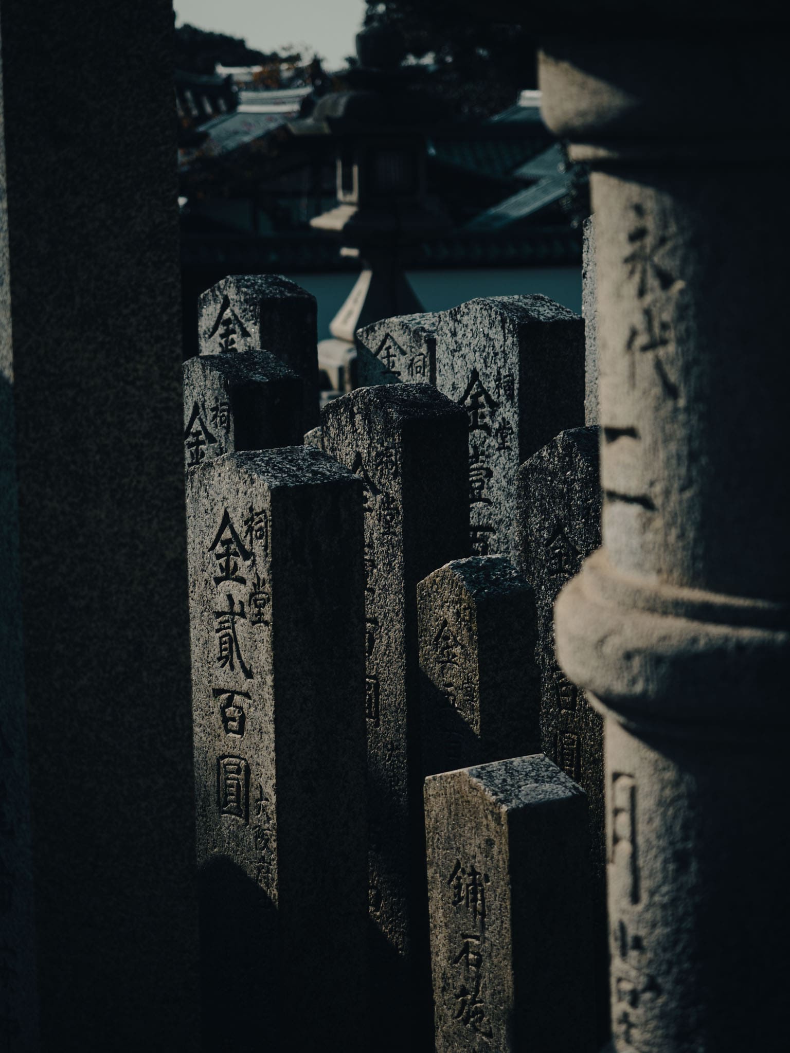 pierres tombales japonaises