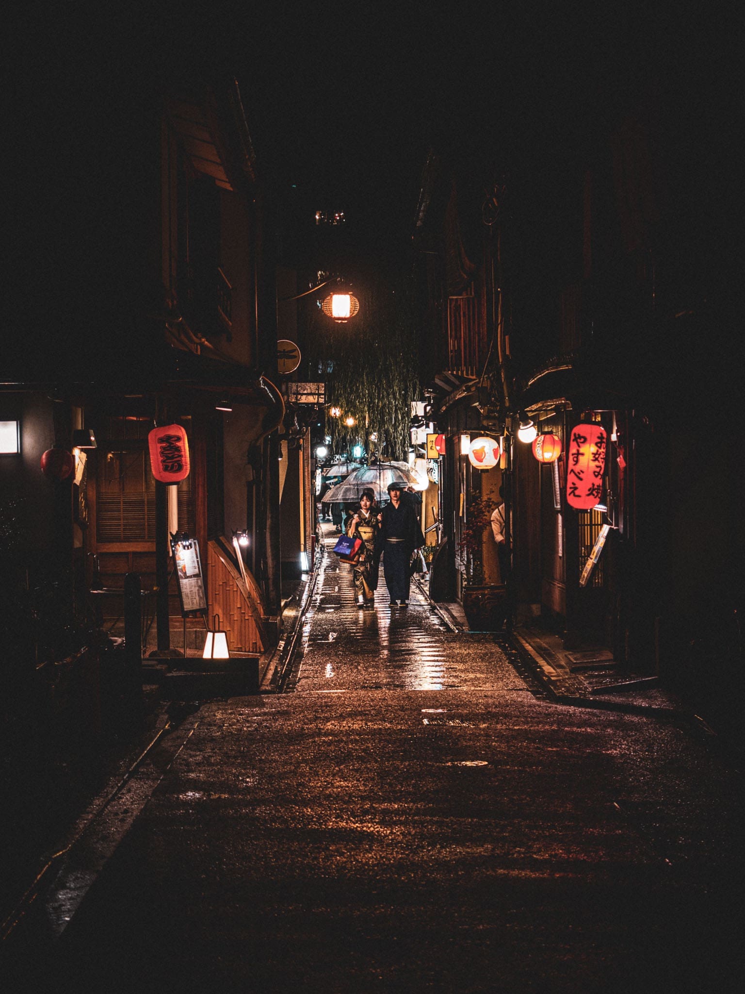 balade nocturne, Kyoto