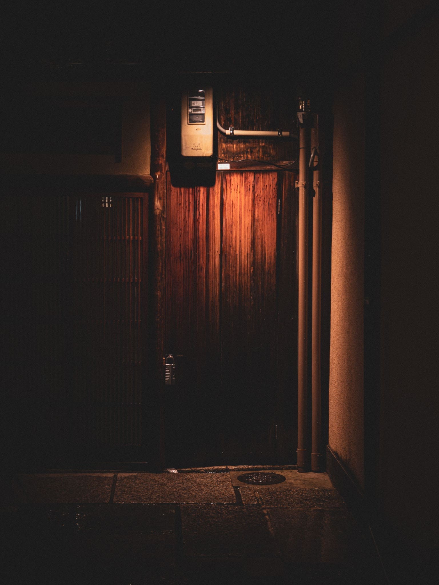 à la lueur du réverbère, Kyoto